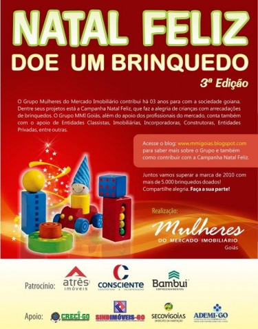 Campanha Natal Feliz - Doe um brinquedo