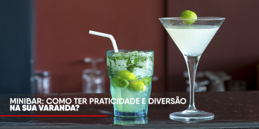 Minibar: Como ter praticidade e diversão na sua varanda? 