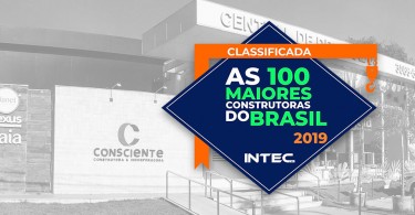 Consciente Construtora é classificada entre as maiores construtoras do Brasil