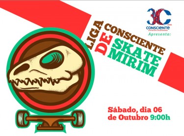 2ª etapa da Liga Consciente de Skate Mirim acontece amanhã