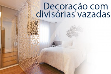  Decoração com divisórias vazadas